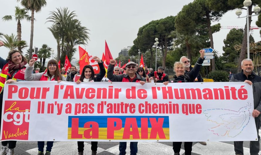 Plusieurs milliers de personnes dans les rues de Nice – « L’extrême droite est un poison, l’antidote : le progrès social ! »
